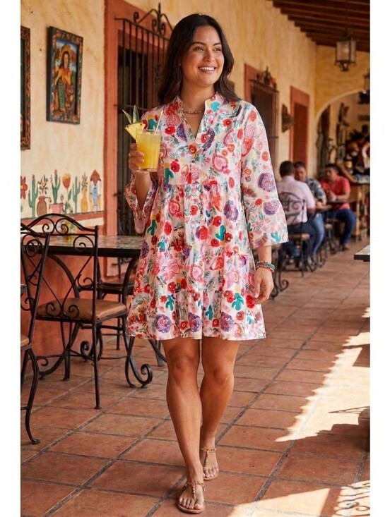 unbranded Dresses & Skirts - Boho Boutique Dress with Sugar Skulls And Flowets